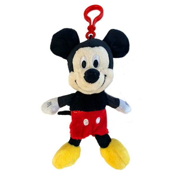 (Mis 0) TOPOLINO Solo Peluche 11cm c/Bagclip..X24…x120